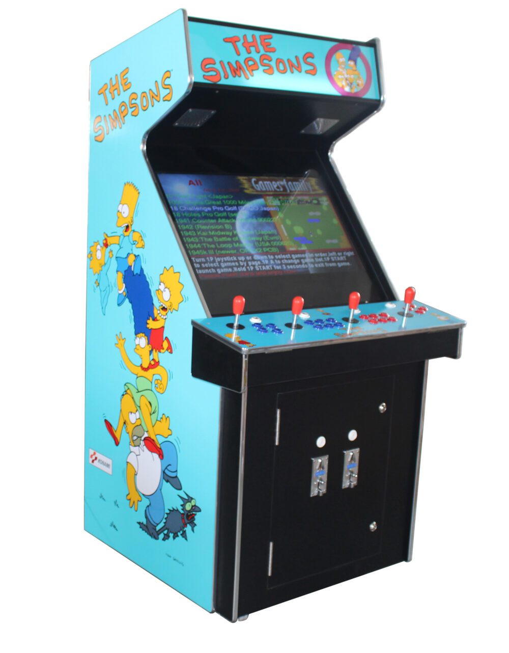 Arcade Rewind 3500 in 1 Upright Arcade Machine with Simpsons