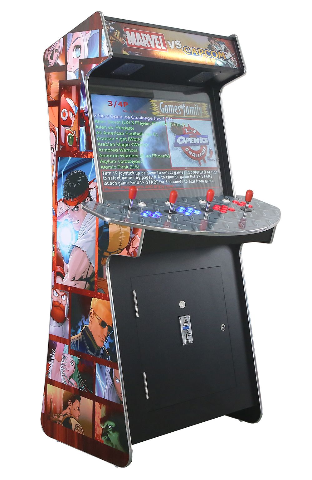 arcade machine beginning with e