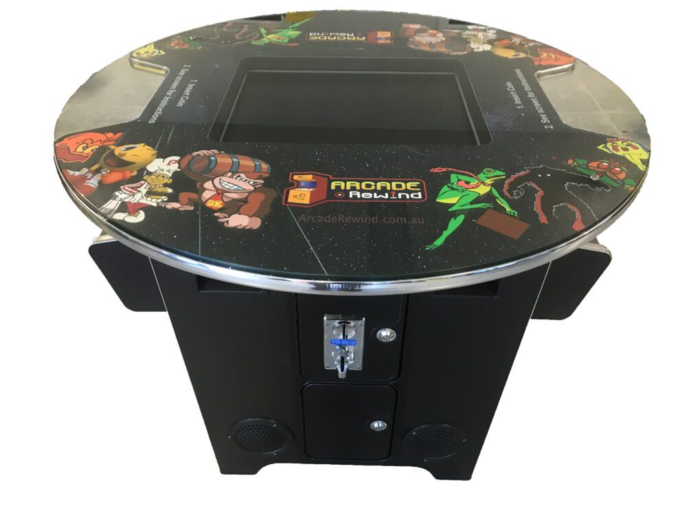 Arcade Rewind 60 Game Round Cocktail Arcade Machine For Sale